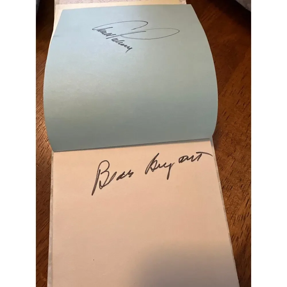 Golf vintage autograph